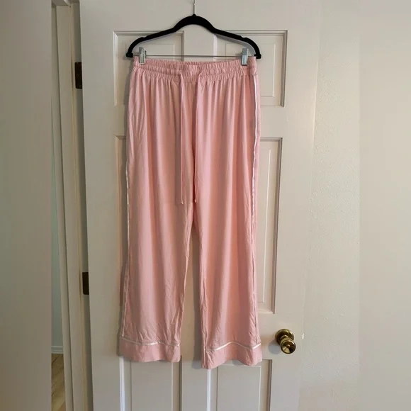 NEW Kip Luxe Stretch Cotton Pajama Set Pink Peony Size Medium NWOT